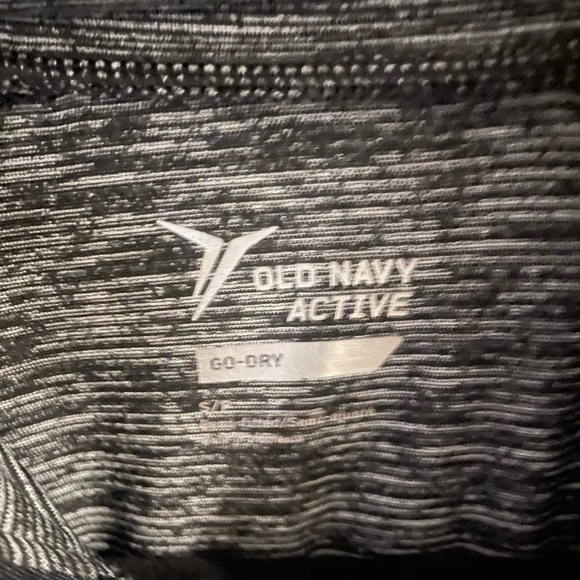 Old Navy Active Go-Dry Heathered Grey Quarter Zip Pullover Women’s S - Picture 2 of 3